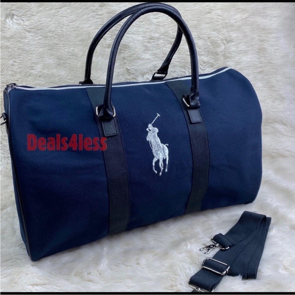 Polo Ralph Lauren Duffel Bag Weekender, Travel Bag, Gym Bag! - Picture 3 of 6